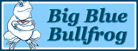 Big Blue Bullfrog