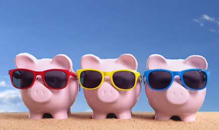 Summer Piggy Banks