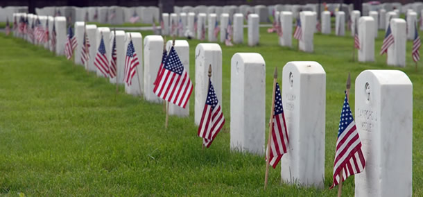 Memorial Day gravesites